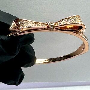 Kate Spade rose gold tone Bow Bracelet